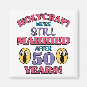 Aimant Funny 50e anniversaire