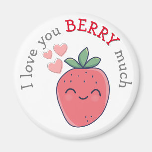 Aimant Funny Berry I Love You