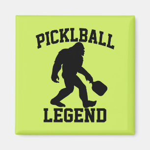 Aimant Funny Bigfoot Pickleball Legend