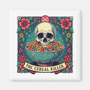 Aimant Funny Cereal Killer Famille Amateurs de céréales