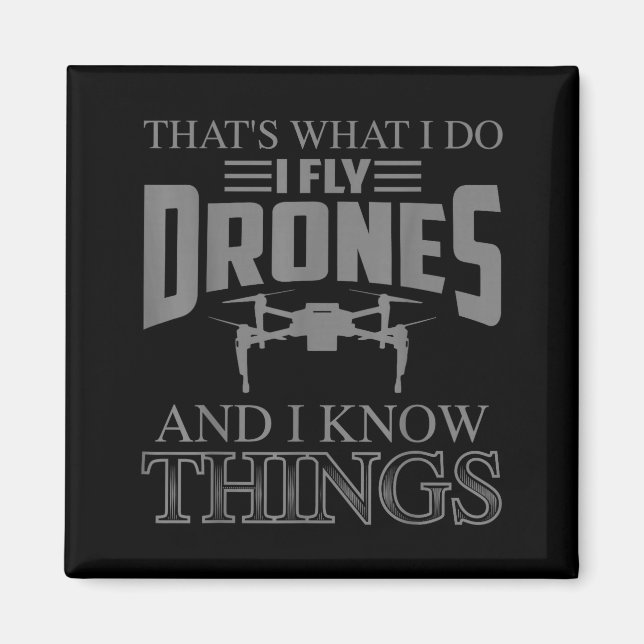 Aimant Funny Drone Art For Men Women Boys Drone Racing Dr (Devant)