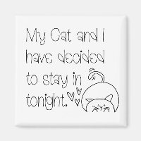 Funny Feline Excusez Restez en contact avec la typ