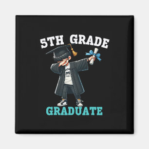 Aimant Funny Garçons de 5e année Graduation Grad Dabbing
