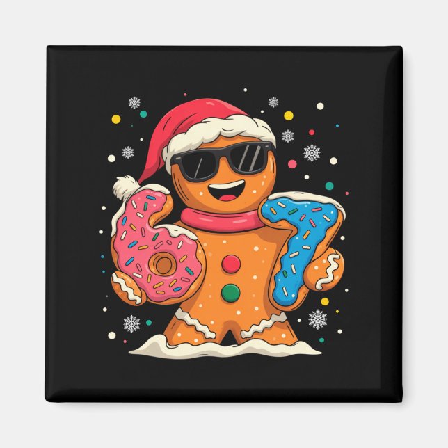 Aimant Funny Gingerbread Six Seven 67 Ice Cream Drip Chri (Devant)