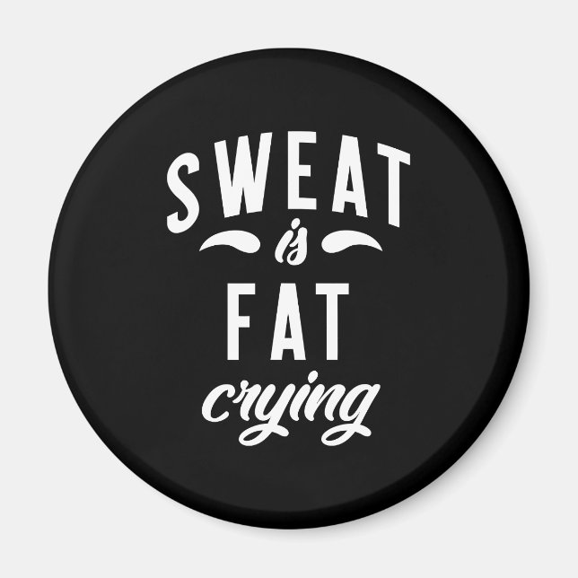 Aimant Funny Gym Fitness Weight Loss Encouragement Birthd (Devant)