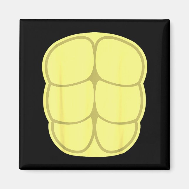 Aimant Funny Halloween Costume Diy Turtle Shell Animal Bo (Devant)