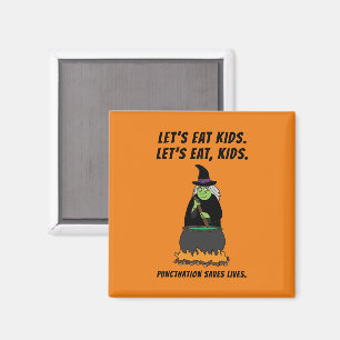 Aimant Funny Halloween Witch Cool English Teacher Grammar