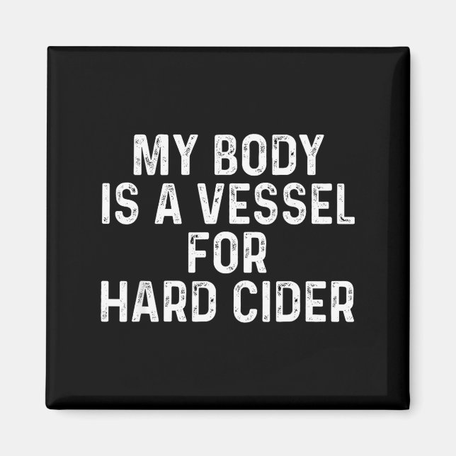 Aimant Funny Hard Cider  (Devant)