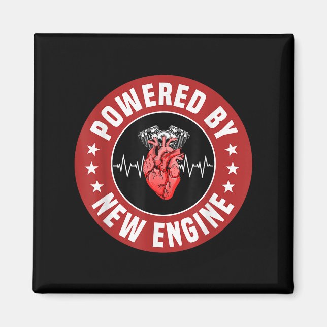 Aimant Funny Heart Transplant Survivor Quote Living Heart (Devant)