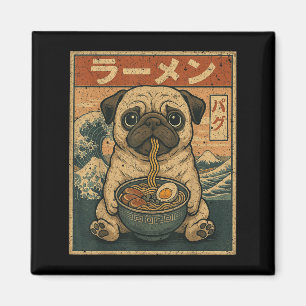 Aimant Funny Kawaii Ramen Carlin Japonais Nouilles Carlin