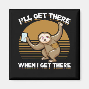 Aimant Funny Mailman Sloth Postal Worker