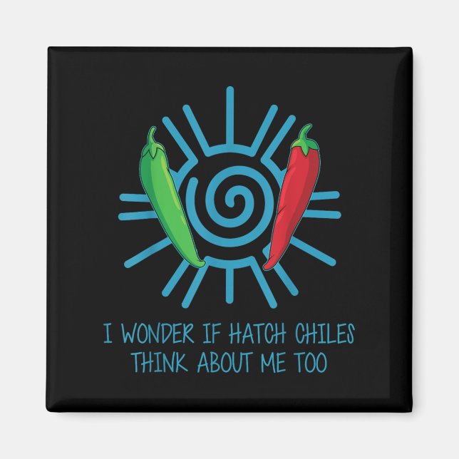 Aimant Funny New Mexico Peppers Hatch Chili  (Devant)