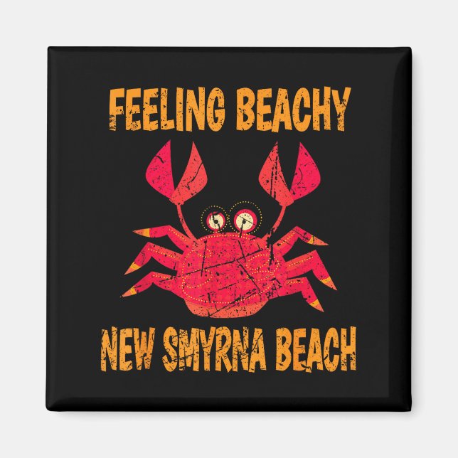 Aimant Funny New Smyrna Beach Vacation Summer Quote For M (Devant)