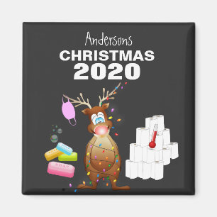 Aimant Funny Personnalisé 2020 Noël Civilé
