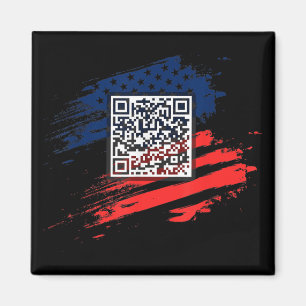 Aimant Funny Qr President Trump Dance Code