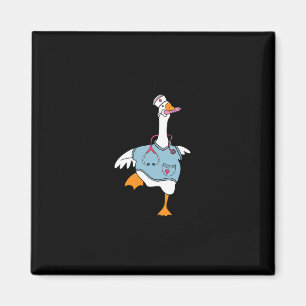 Aimant Funny Silly Goose Nurse Club École Étudiante infir