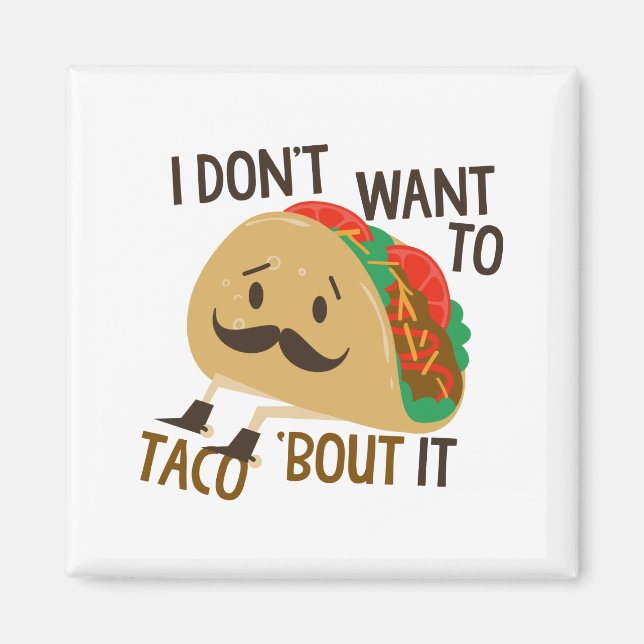 Aimant Funny Taco (Devant)
