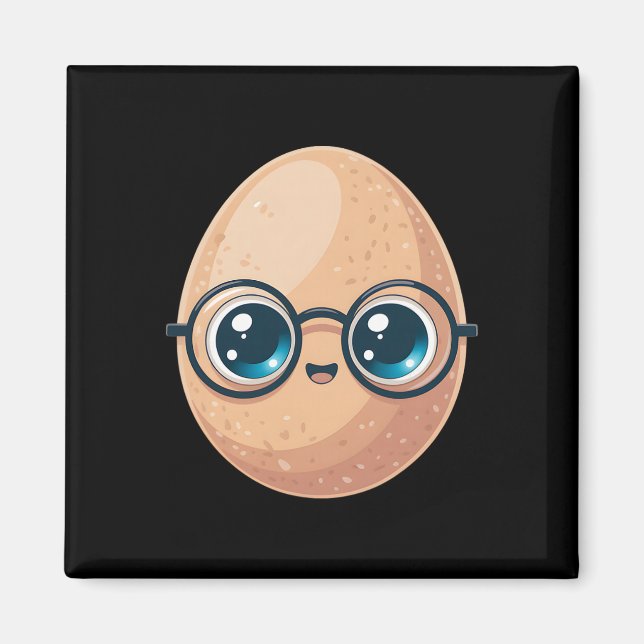 Aimant Funny The Good Egg Teacher Halloween Costume Food  (Devant)