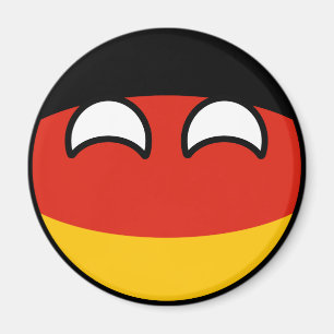 Aimant Funny Trending Geeky Allemagne Camptryball