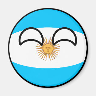 Aimant Funny Trending Geeky Argentine Countryball