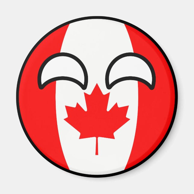 Aimant Funny Trending Geeky Canada Camptryball (Devant)