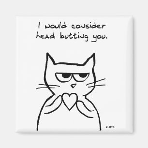 Aimant Funny Valentine - Le Chat Pourrait Vous Aimer