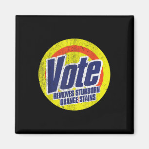 Aimant Funny Vote supprime Orange Têtu Contre Orange