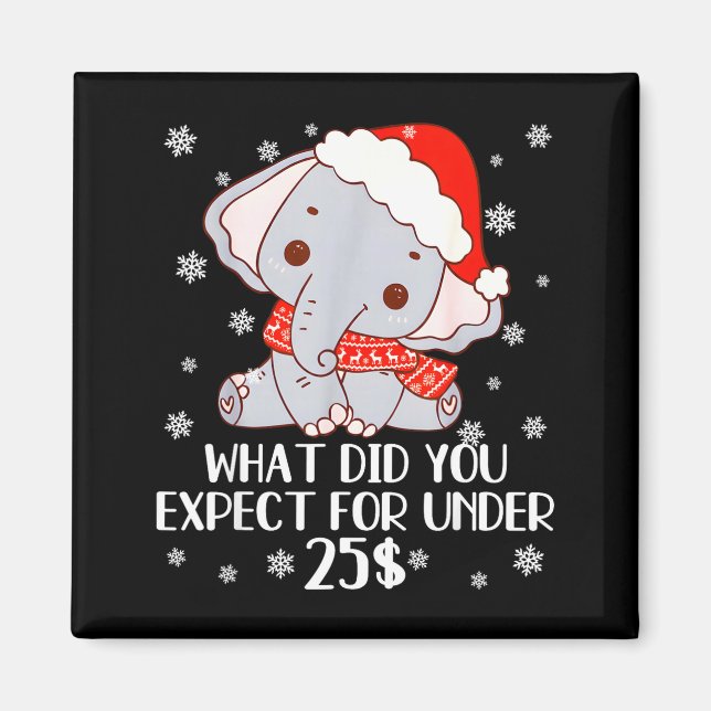 Aimant Funny White Elephant Pjs For Adults Under 15 20  (Devant)