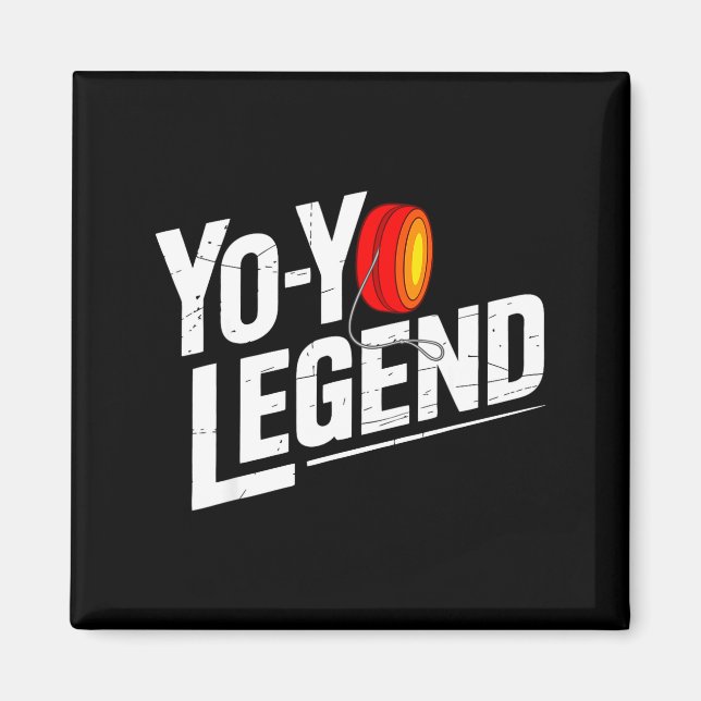 Aimant Funny Yoyo Player Legend Yo-yo Performer  (Devant)
