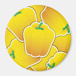 Aimant Funy yellow pepper