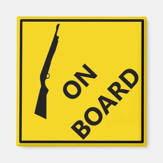 Aimant Fusillade À Bord (Devant)