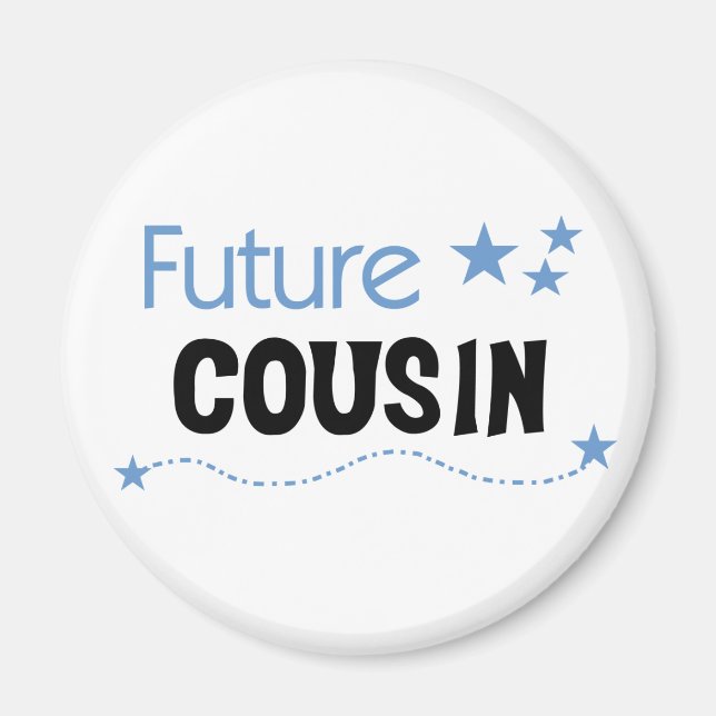 Aimant Futur Cousin Blue (Devant)