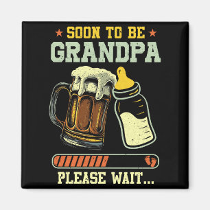 Aimant Futur Grand-Papa dès 2025 Annonce de Grossesse