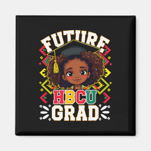 Aimant Futur Hbcu Grad Black Girl Afro Kids Black Histori