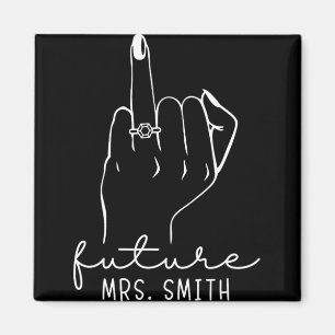 Aimant Futur Mme Smith Nouvelle mariée à être fiancée cél