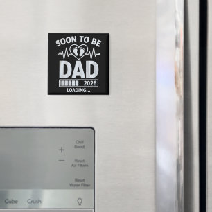 Aimant Futur Papa 2026 Annonce de Grossesse en Attente