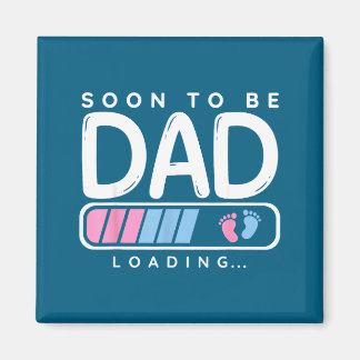 Aimant Futur papa mignon drôle annonce grossesse