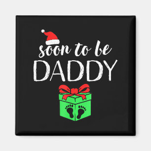 Aimant Futur Papa Noël Annonce de Grossesse Drôle