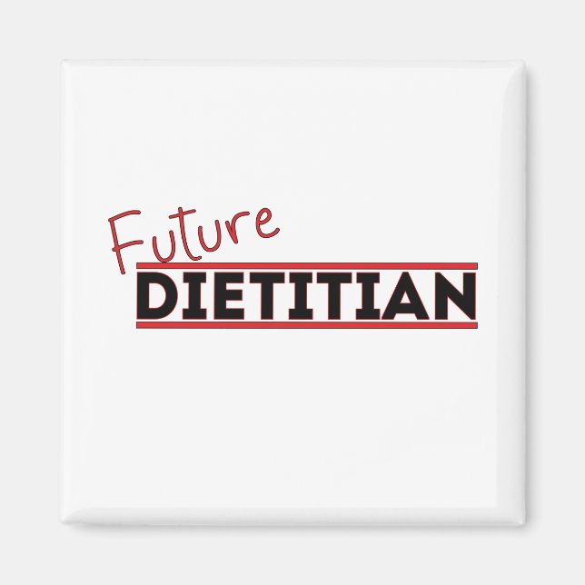Aimant Future diététiste (Devant)