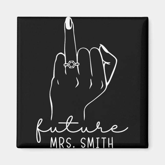 Aimant Future Mrs. Smith New Bridal To Be Fiance Bachelor (Devant)