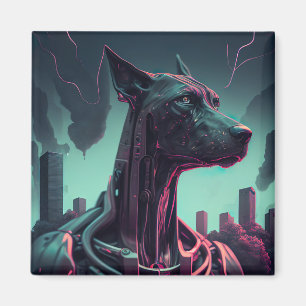 Aimant Futuriste Grande Danse Le compagnon robotique