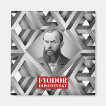 Fyodor Dostoevsky - Style géométrique élégant