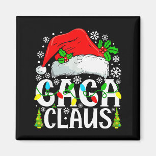 Aimant Gaga Claus drôle de Noël en famille appariement