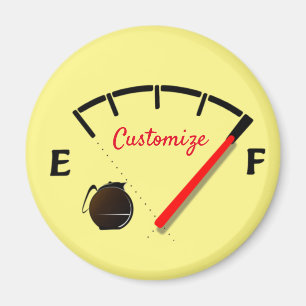 Aimant Gage de carburant du café Thunder_Cove plein