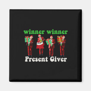 Aimant Gagnante de Trump et gagnante de Noël Giver Trump 