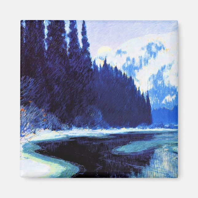 Aimant Gagnon - Un ruisseau silencieux du Nord (Devant)