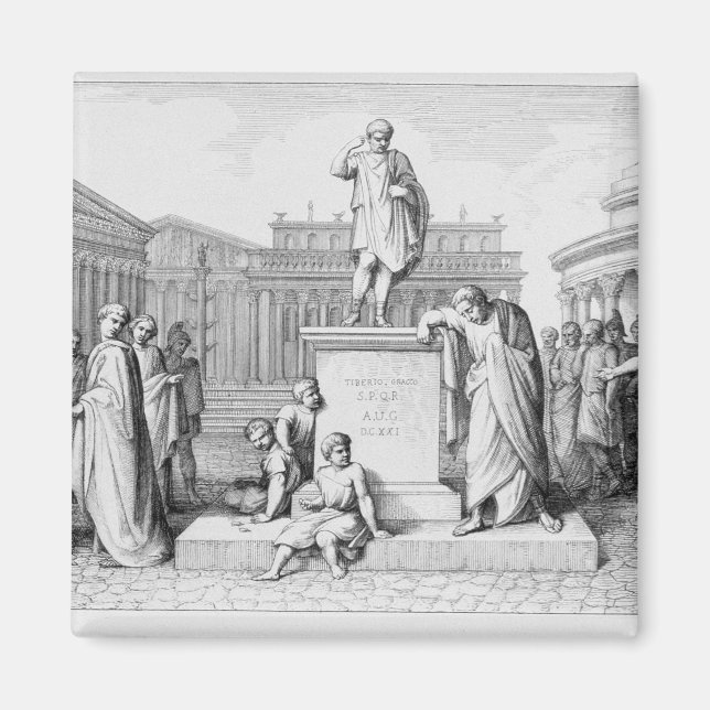 Aimant Gaius Gracchus pleurant devant son père (Devant)