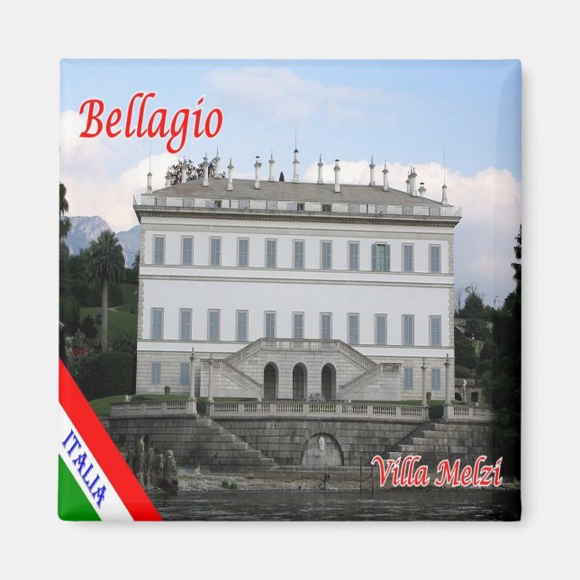 Aimant GAL001 BELLAGIO, Lac Majeur, Italie, Frigo (Devant)