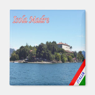Aimant GAL053 ISOLA MADRE - Lac Majeur Italie - Frigo