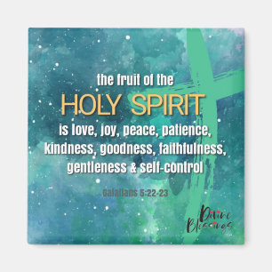 Aimant Galates 5:22-23 Le Fruit de l'Esprit Saint